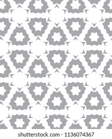 Seamless vector pattern. Background texture in geometric ornamental style.