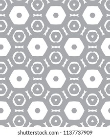 Seamless vector pattern. Background texture in geometric ornamental style.