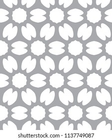 Seamless vector pattern. Background texture in geometric ornamental style.