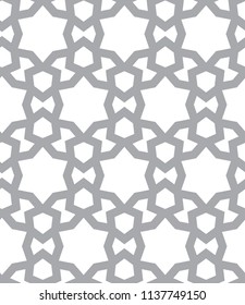 Seamless vector pattern. Background texture in geometric ornamental style.