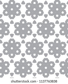 Seamless vector pattern. Background texture in geometric ornamental style.