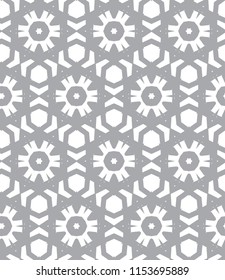 Seamless vector pattern. Background texture in geometric ornamental style.