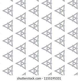 Seamless vector pattern. Background texture in geometric ornamental style.