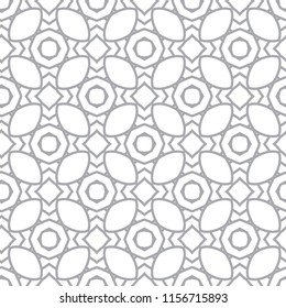 Seamless vector pattern. Background texture in geometric ornamental style.