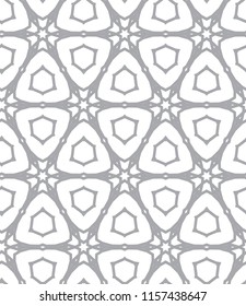 Seamless vector pattern. Background texture in geometric ornamental style.