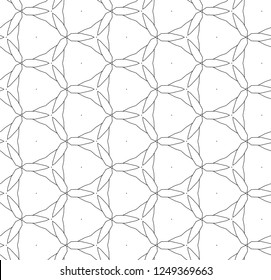 Seamless vector pattern. Background texture in geometric ornamental style.