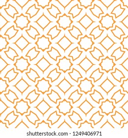 Seamless vector pattern. Background texture in geometric ornamental style.