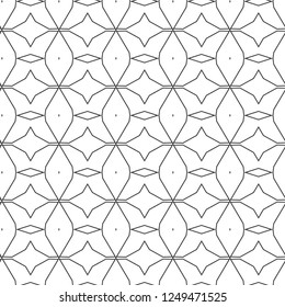 Seamless vector pattern. Background texture in geometric ornamental style.