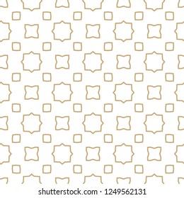 Seamless vector pattern. Background texture in geometric ornamental style.