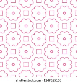 Seamless vector pattern. Background texture in geometric ornamental style.