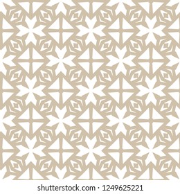 Seamless vector pattern. Background texture in geometric ornamental style.