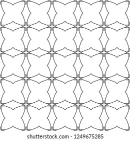 Seamless vector pattern. Background texture in geometric ornamental style.
