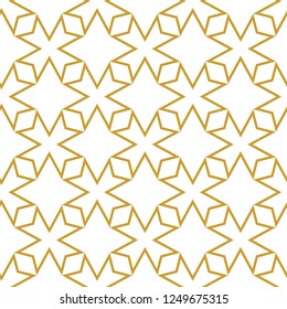 Seamless vector pattern. Background texture in geometric ornamental style.