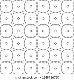 Seamless vector pattern. Background texture in geometric ornamental style.