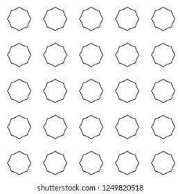 Seamless vector pattern. Background texture in geometric ornamental style.