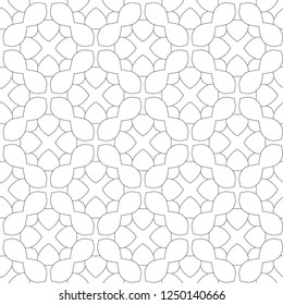 Seamless vector pattern. Background texture in geometric ornamental style.