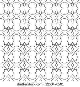 Seamless vector pattern. Background texture in geometric ornamental style.