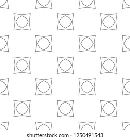 Seamless vector pattern. Background texture in geometric ornamental style.