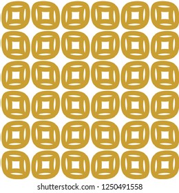 Seamless vector pattern. Background texture in geometric ornamental style.