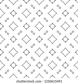 Seamless vector pattern. Background texture in geometric ornamental style.