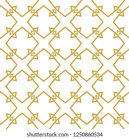 Seamless vector pattern. Background texture in geometric ornamental style.
