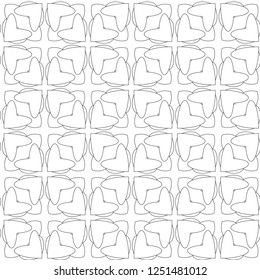 Seamless vector pattern. Background texture in geometric ornamental style.