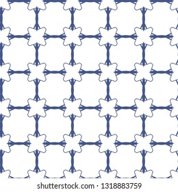 Seamless vector pattern. Background texture in geometric ornamental style.