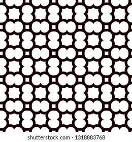 Seamless vector pattern. Background texture in geometric ornamental style.