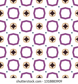 Seamless vector pattern. Background texture in geometric ornamental style.
