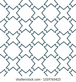 Seamless vector pattern. Background texture in geometric ornamental style.