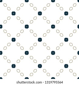 Seamless vector pattern. Background texture in geometric ornamental style.