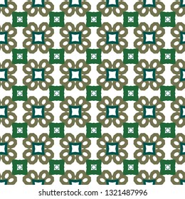 Seamless vector pattern. Background texture in geometric ornamental style.