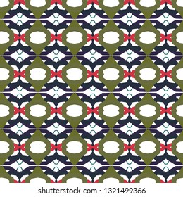 Seamless vector pattern. Background texture in geometric ornamental style.