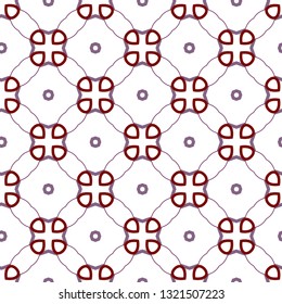 Seamless vector pattern. Background texture in geometric ornamental style.