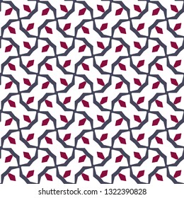 Seamless vector pattern. Background texture in geometric ornamental style.