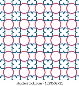Seamless vector pattern. Background texture in geometric ornamental style.