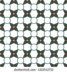 Seamless vector pattern. Background texture in geometric ornamental style.