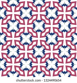 Seamless vector pattern. Background texture in geometric ornamental style.
