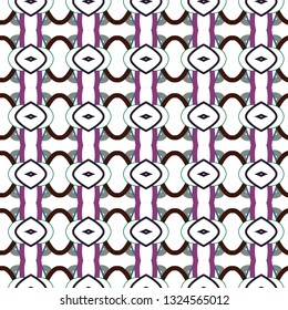 Seamless vector pattern. Background texture in geometric ornamental style.