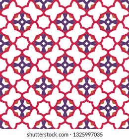 Seamless vector pattern. Background texture in geometric ornamental style.