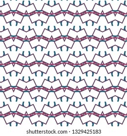 Seamless vector pattern. Background texture in geometric ornamental style.