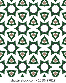 Seamless vector pattern. Background texture in geometric ornamental style.
