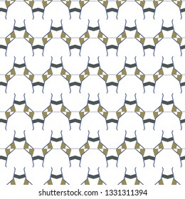 Seamless vector pattern. Background texture in geometric ornamental style.