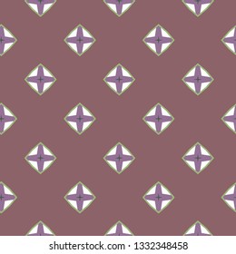 Seamless vector pattern. Background texture in geometric ornamental style.