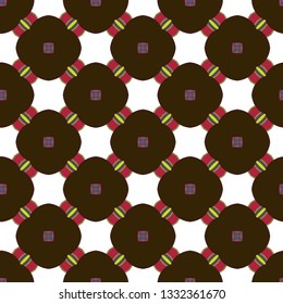Seamless vector pattern. Background texture in geometric ornamental style.