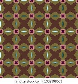 Seamless vector pattern. Background texture in geometric ornamental style.