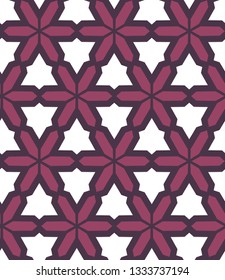 Seamless vector pattern. Background texture in geometric ornamental style.