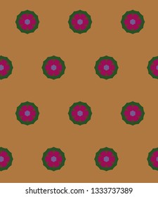 Seamless vector pattern. Background texture in geometric ornamental style.