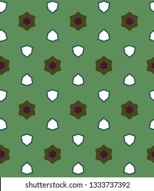 Seamless vector pattern. Background texture in geometric ornamental style.