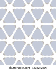 Seamless vector pattern. Background texture in geometric ornamental style.